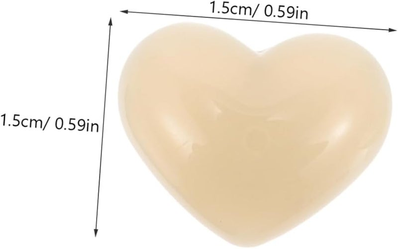 أزرار خياطة على شكل قلب 10 قطع، ألوان جيلي لطيفة لمشاريع DIY للملابس والفساتين والمعاطف - Image 2